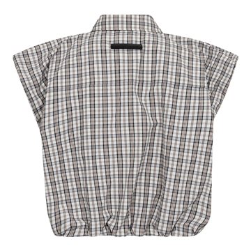 Haute L \' Amitié - Dinnie NS Mini Check Shirt - Off White Beige